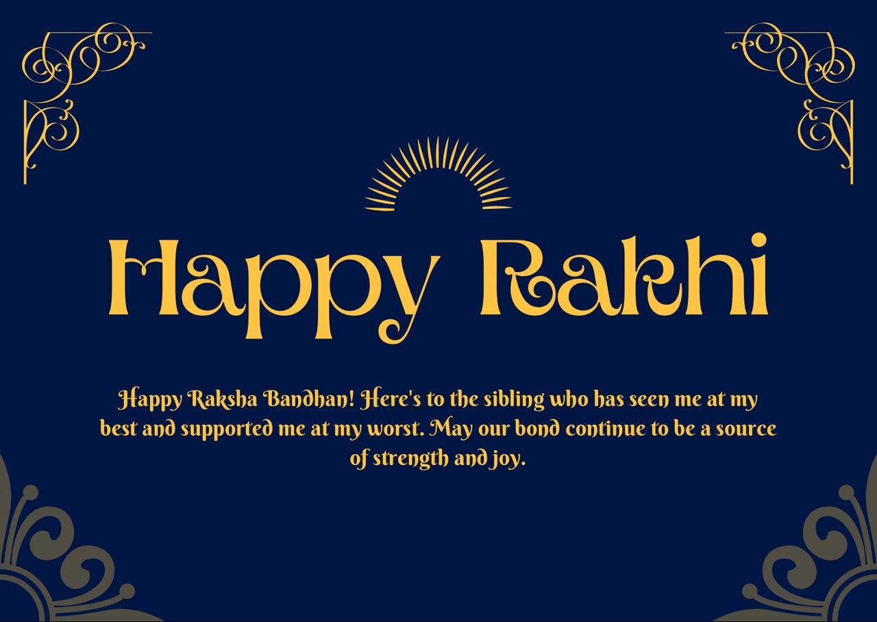 Rakhi Greeting Card