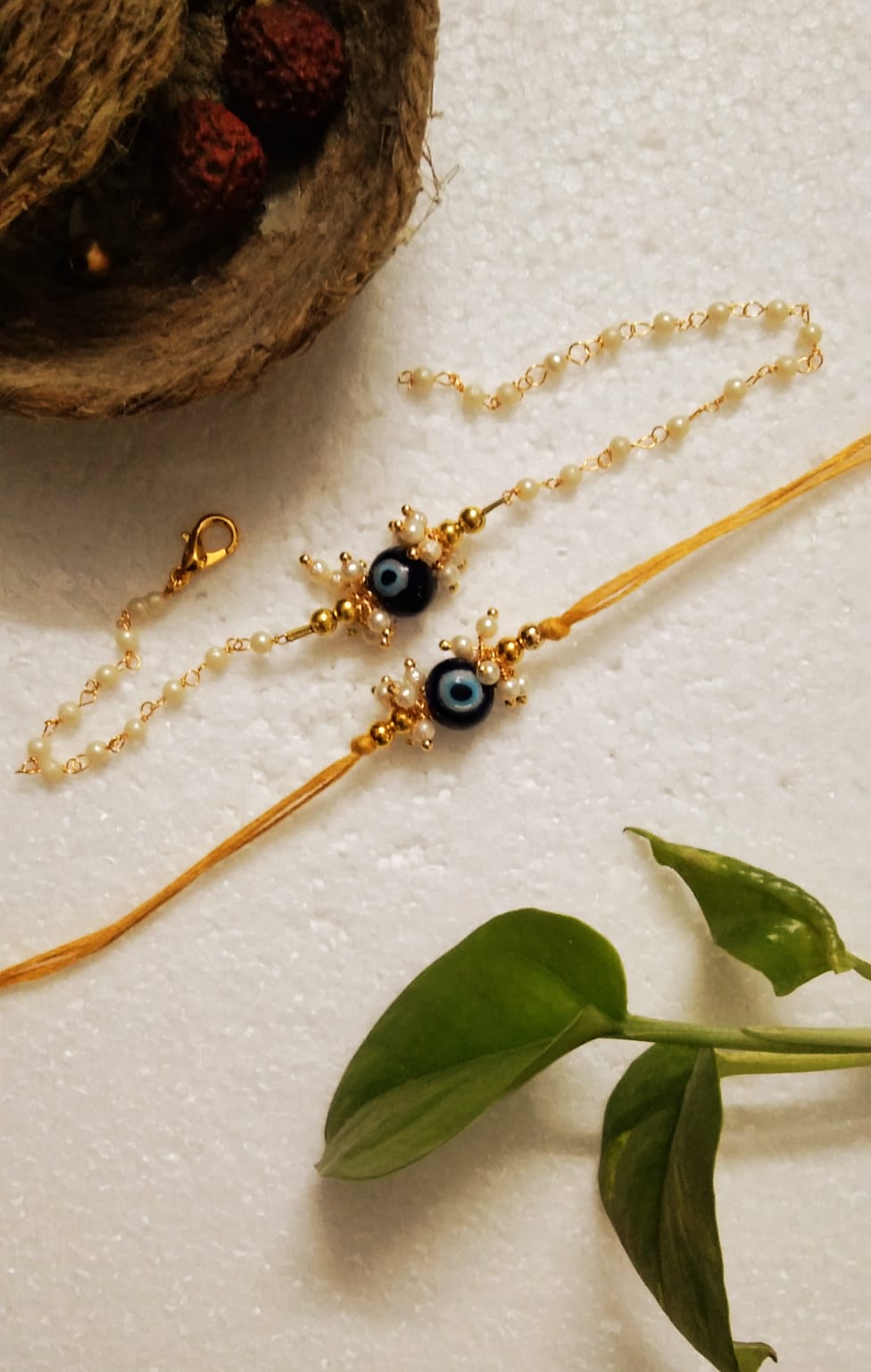 Golden Evil Eye Rakhi