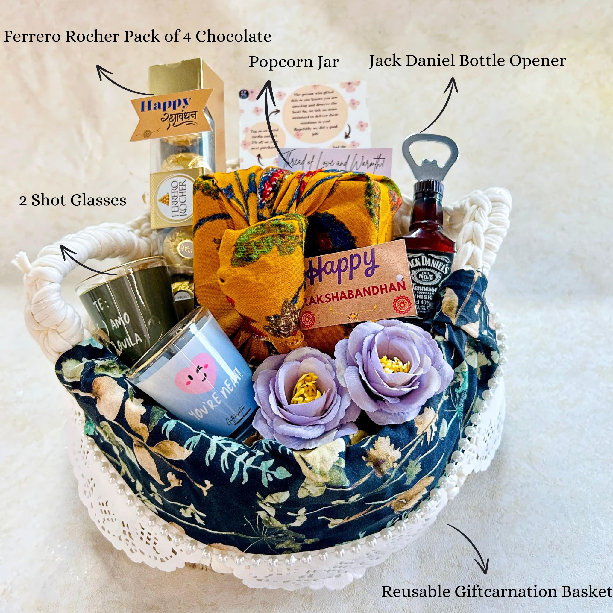 Gift Basket 2nd Anniversary Presents For Him Unique Cotton