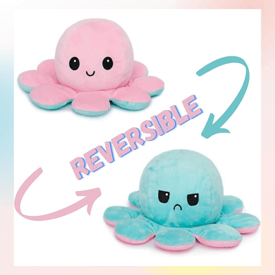 Reversible Octopus Plush Toy
