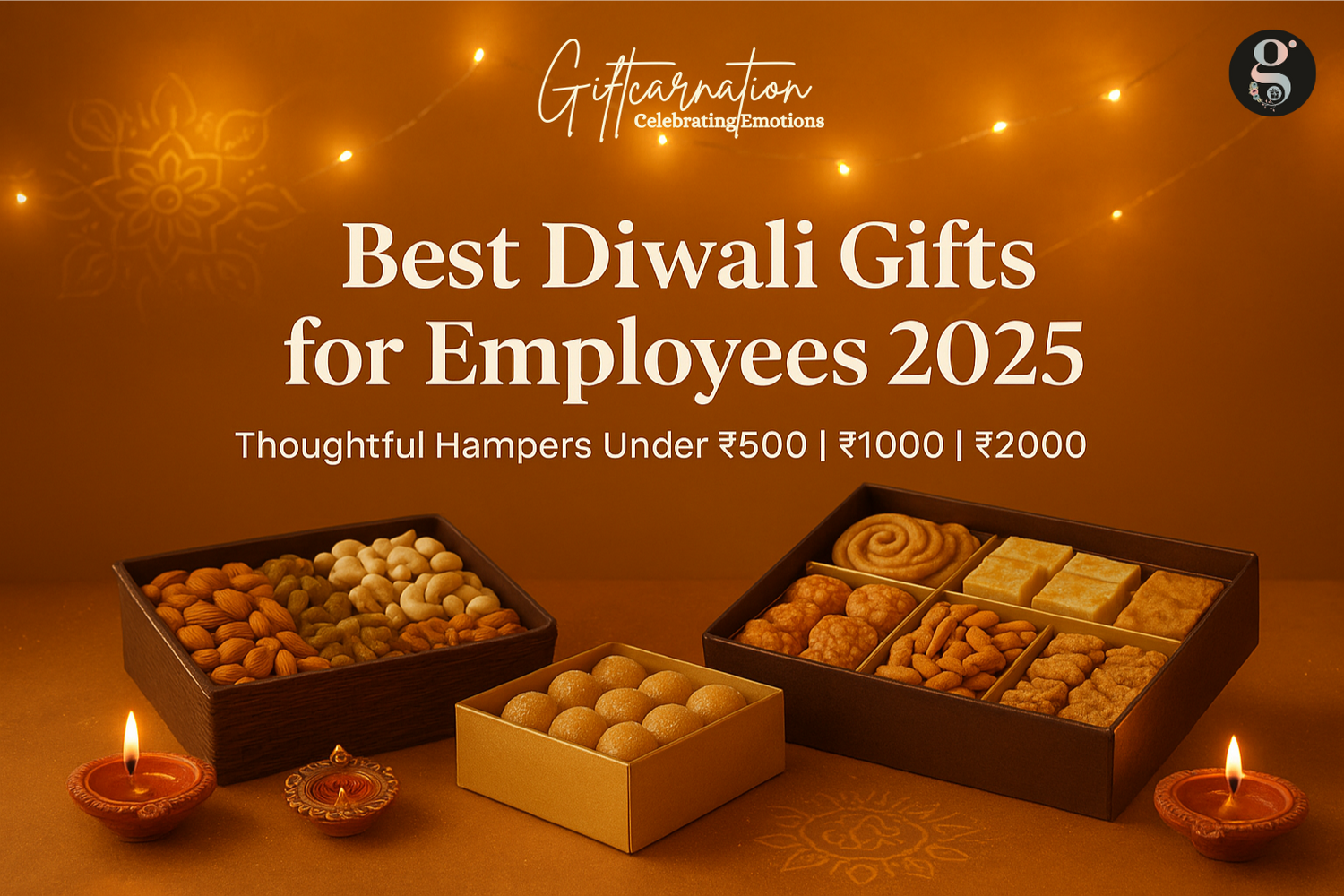 Best Diwali Gift Ideas for Employees Under ₹500, ₹1,000 & ₹2,000 (Corporate Gifting 2025 Guide)