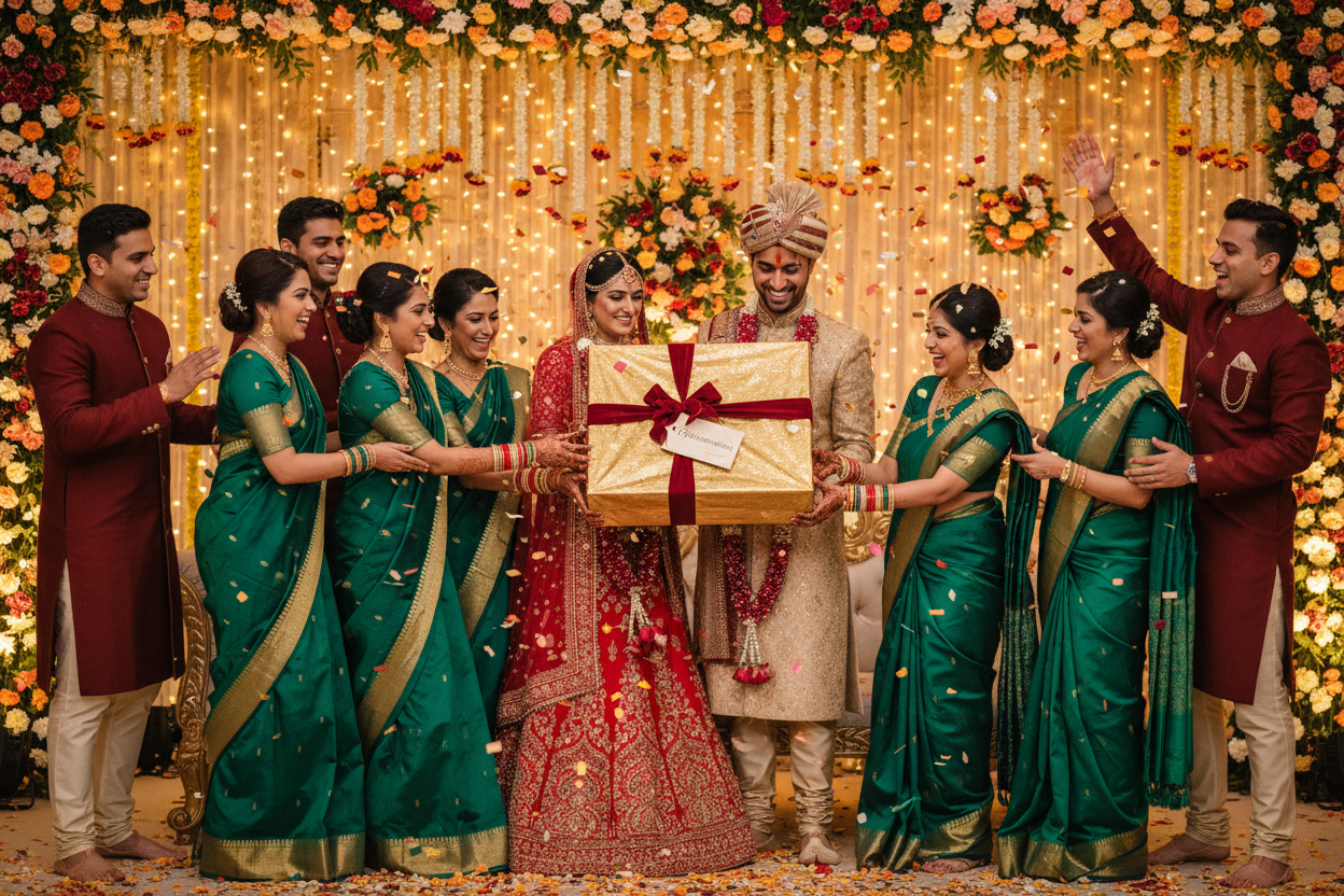 Wedding Gift Hampers Online India | Bridesmaid, Groomsmen, &amp; Couples