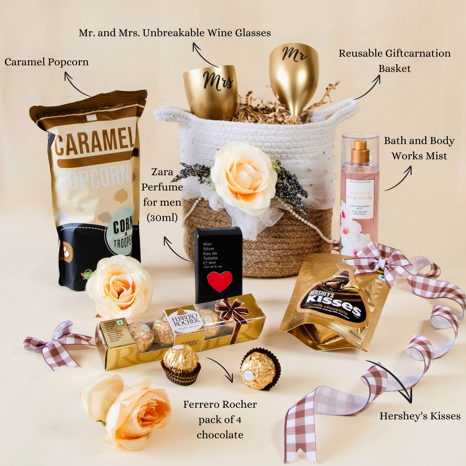 Luxury Gift Basket for Couples – Giftcarnation