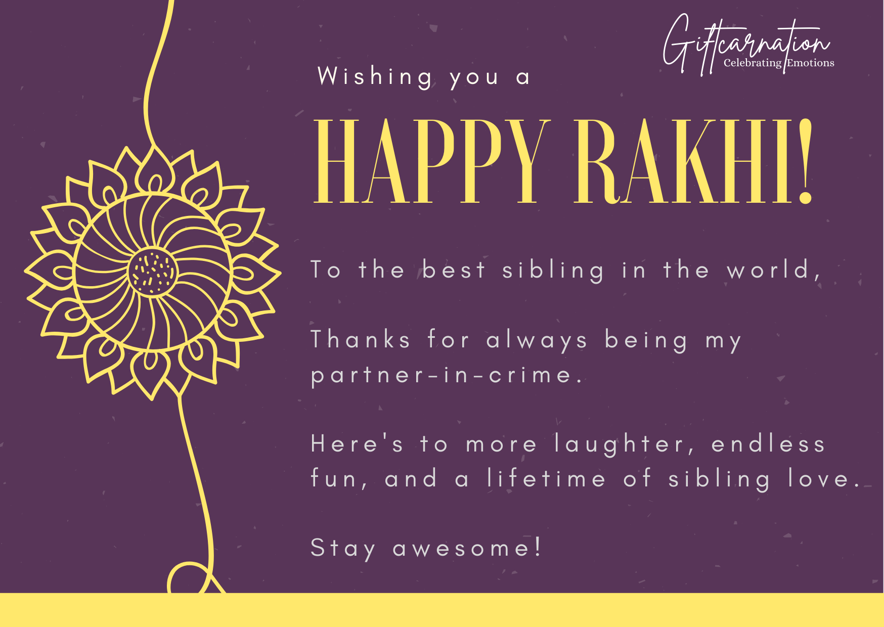 Rakhi Card