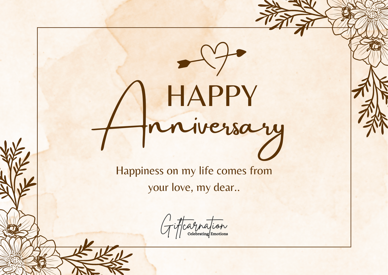 Gift Card for Anniversary