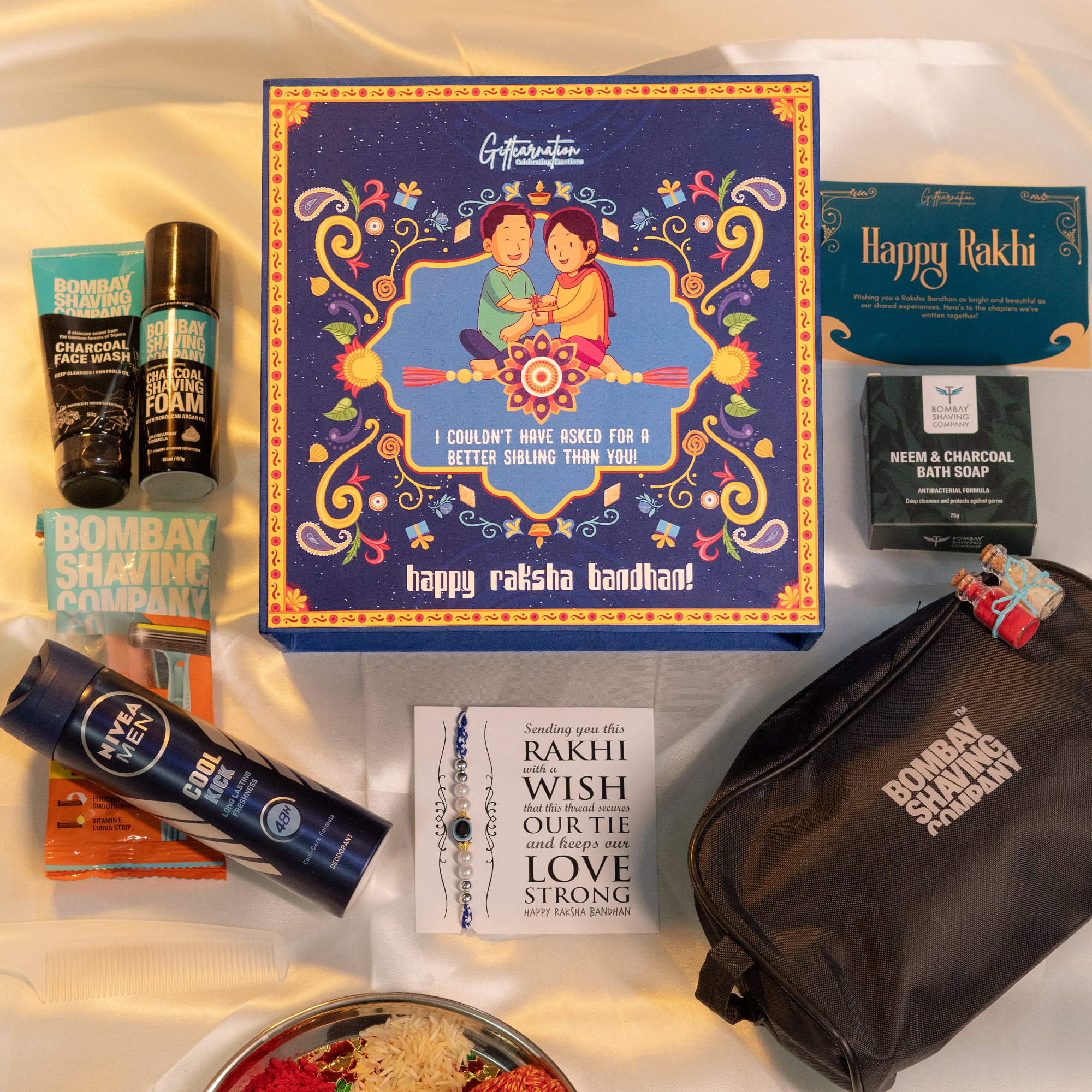 Rakhi Special Grooming Kit | Stylish Shaving Gift Set for Brothers