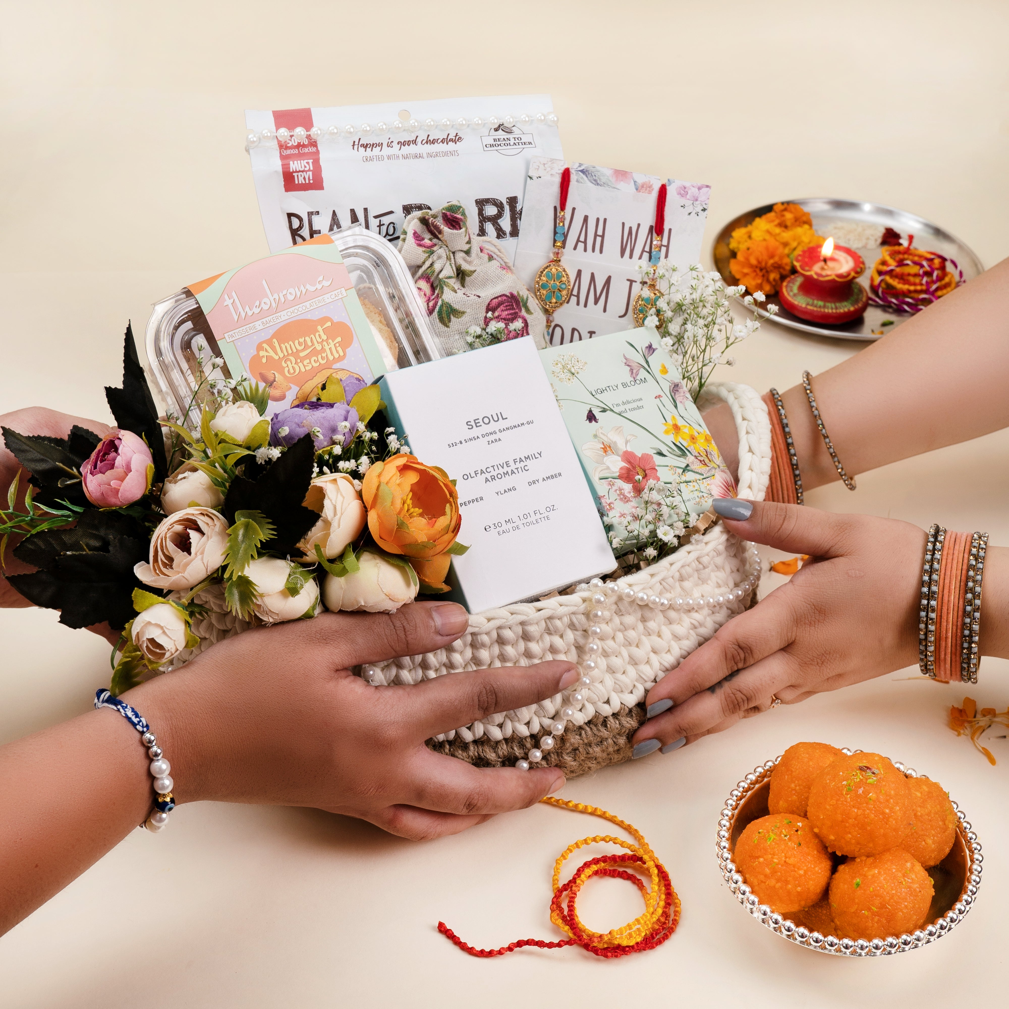 Coffee Lover Rakhi Gift Box for Bhaiya Bhabhi - Gifts By Rashi