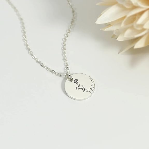 Customized Laser Engraved Name Necklace